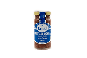 Lot 4 jars 100gr. Anchovy fillets in olive oil "Silver Series"- Cantabrian Fish