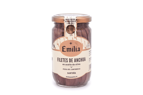 Anchovy Fillets in Olive Oil "Gold Series" - Cantabrian Fish jar 310gr.