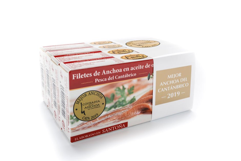 Lote 4 octavillos 48gr. Filetes de Anchoa en Aceite de Oliva