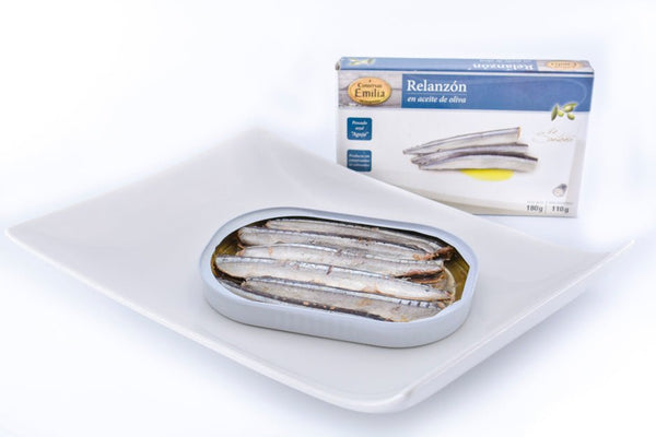 Caja detalle Anchoa del Cantábrico Oro y Relanzón