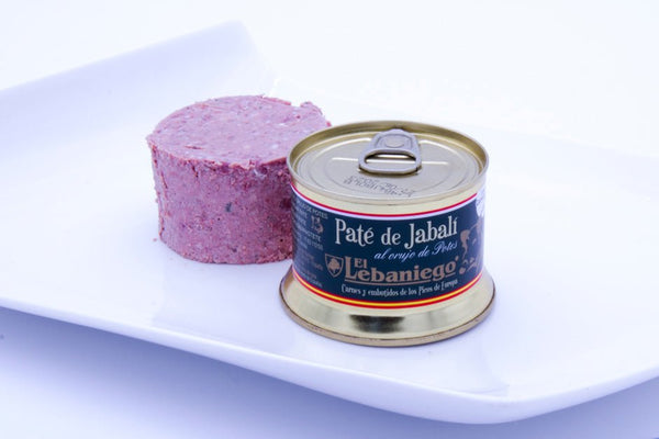 Wild boar pate with pomace from Potes
