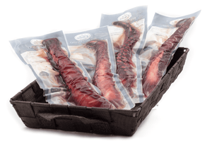 Lot of 4 octopus claws cooked in its own juice ±480g.